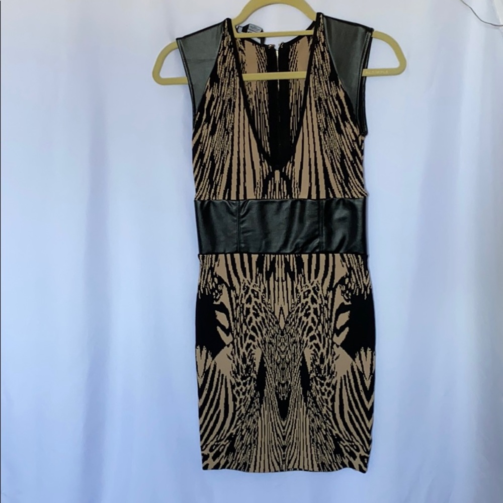 Printed bodycon dress
